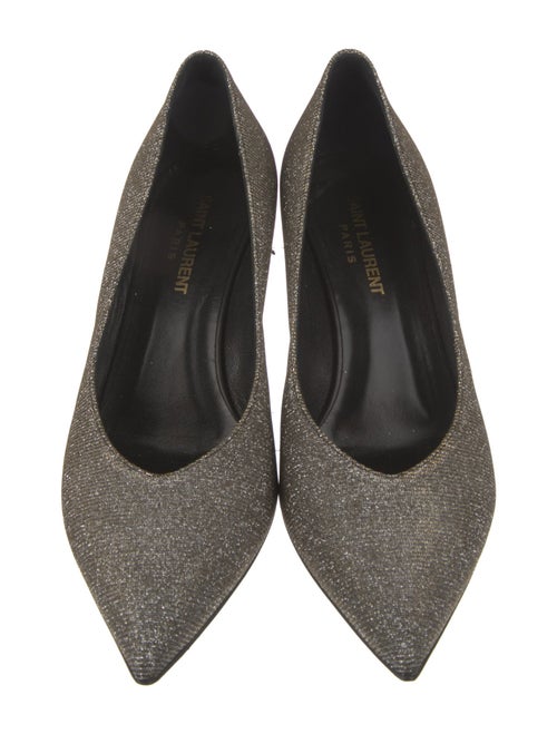 Saint Laurent Glitter Printed Pumps