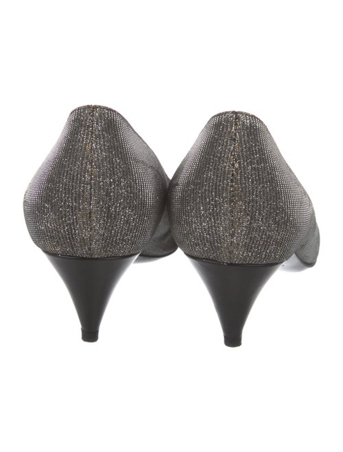 Saint Laurent Glitter Printed Pumps