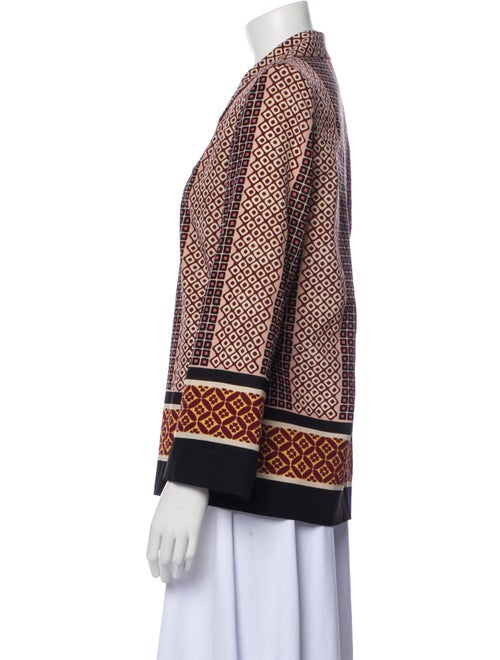 Saint Laurent Silk Printed Blazer