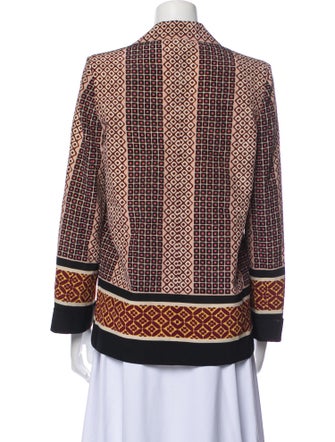 Saint Laurent Silk Printed Blazer