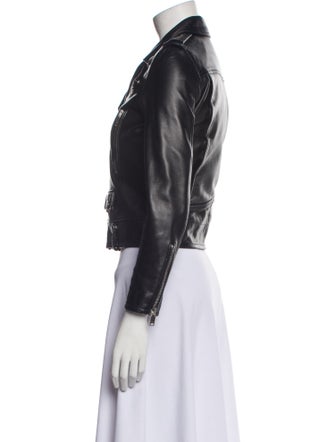 Saint Laurent 2013 Lamb Leather Biker Jacket