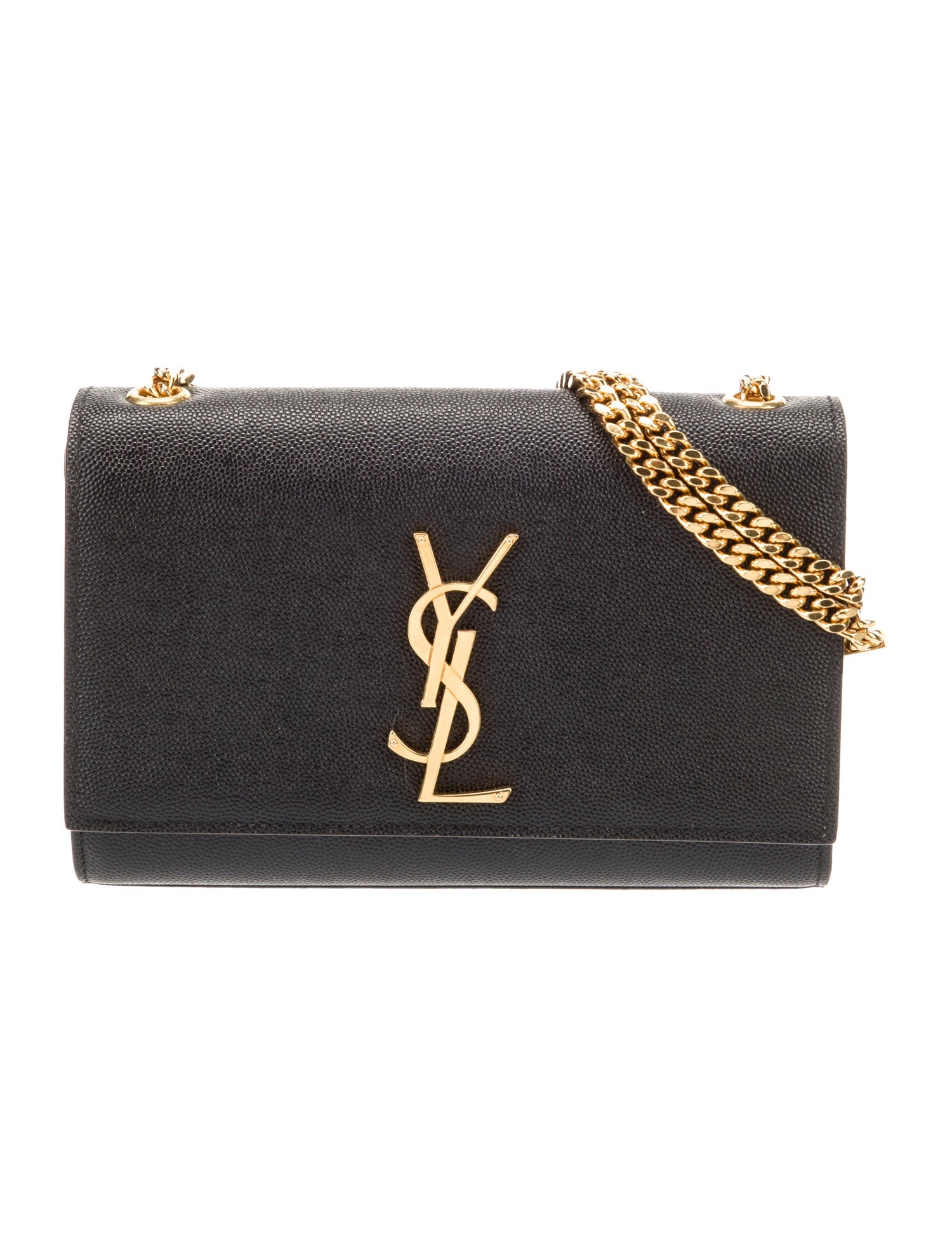 Saint Laurent Leather Kate Small 2022 Black Shoulder Bags, Handbags