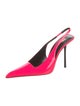 Saint Laurent Patent Leather Slingback Pumps