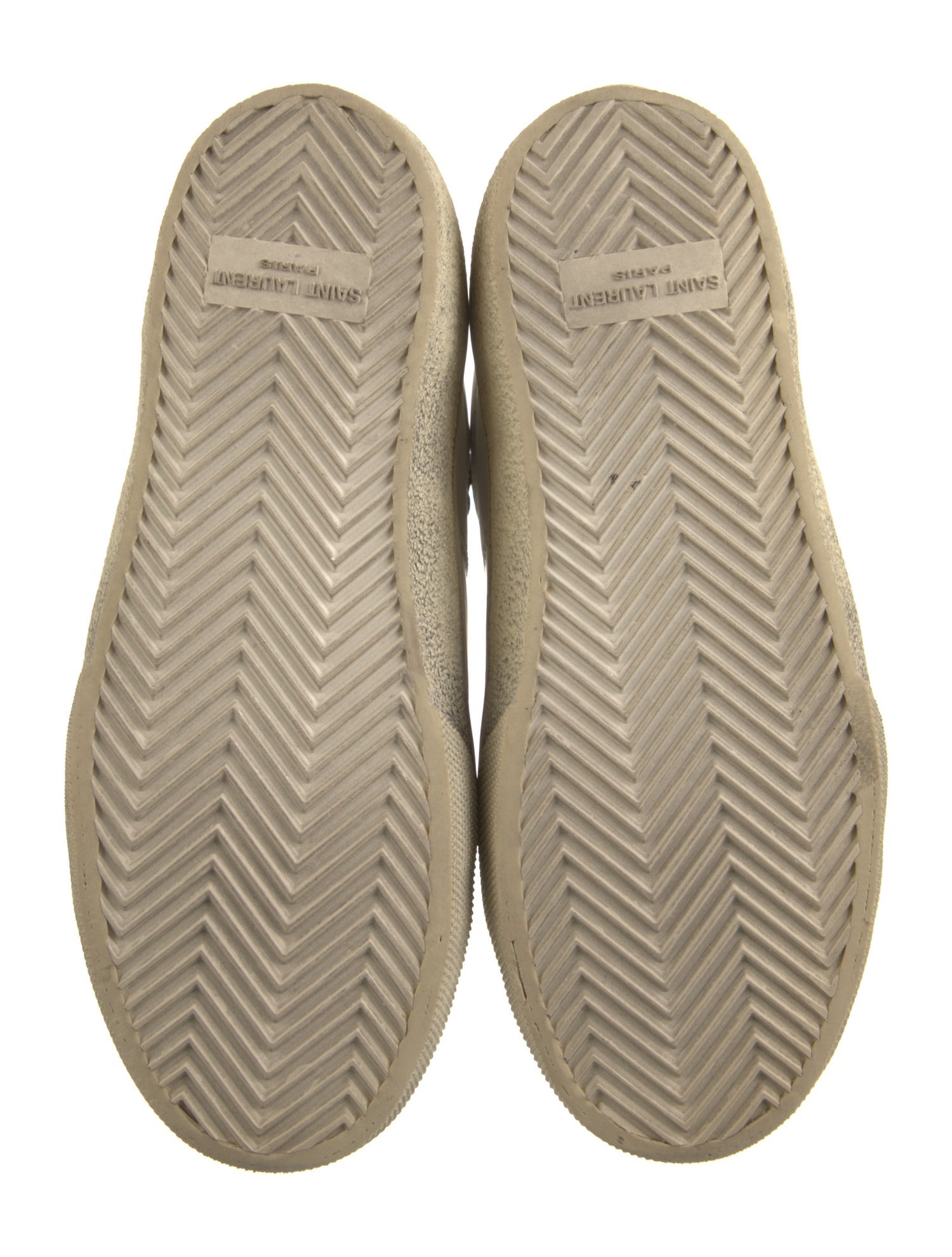 Saint Laurent Leather Printed Sneakers