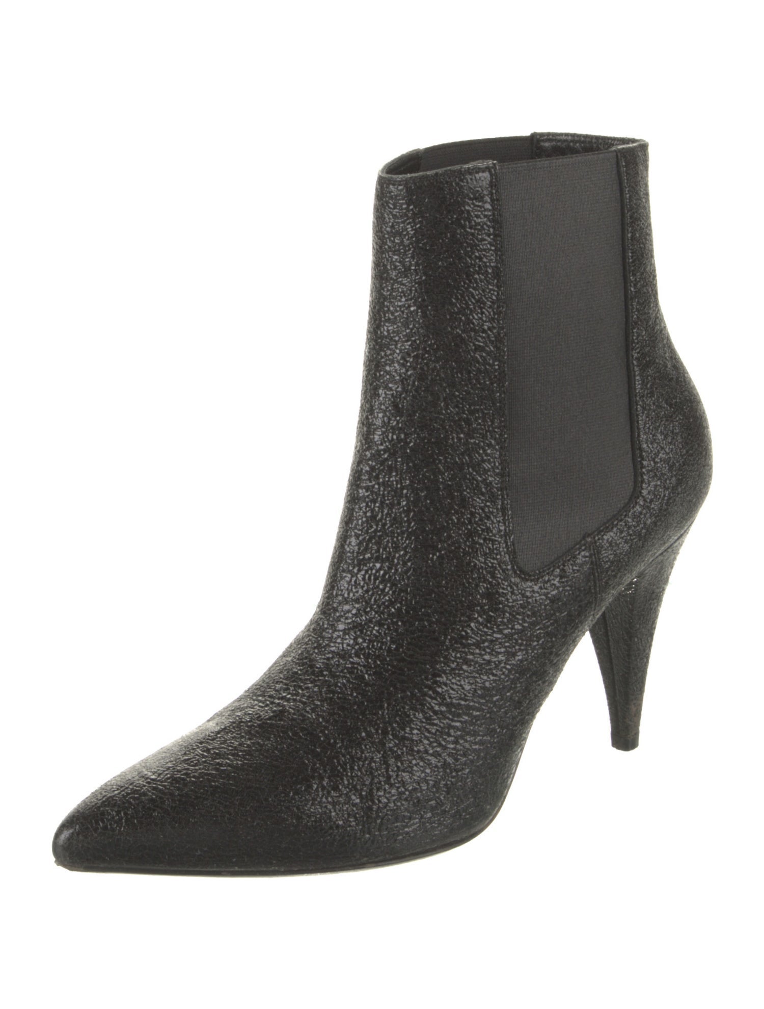 Saint Laurent Glitter Accents Chelsea Boots