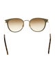 Saint Laurent Round Gradient Sunglasses