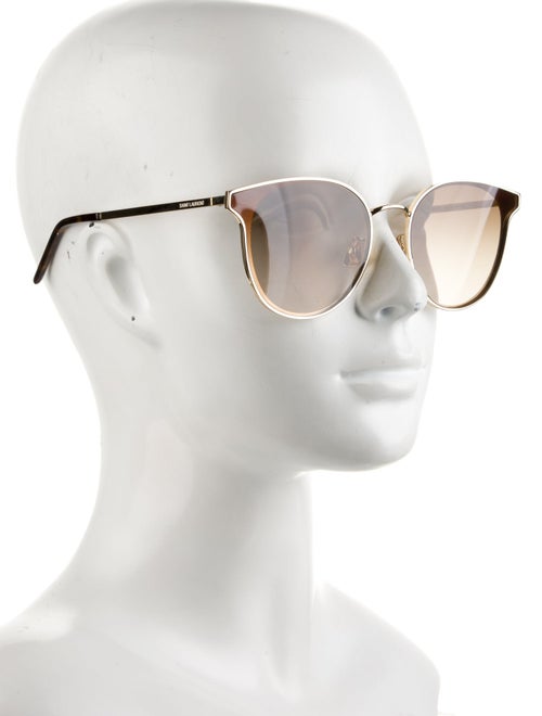 Saint Laurent Round Gradient Sunglasses