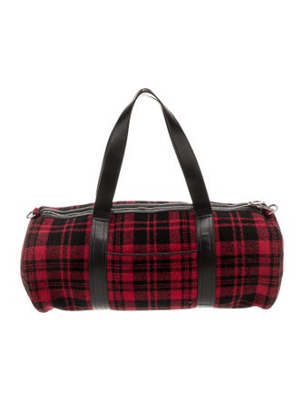 Saint Laurent Wool Weekender Bag