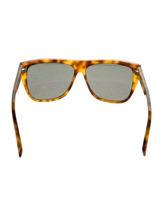 Saint Laurent Square Mirrored Sunglasses