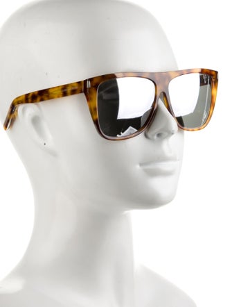 Saint Laurent Square Mirrored Sunglasses