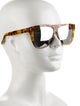 Saint Laurent Square Mirrored Sunglasses
