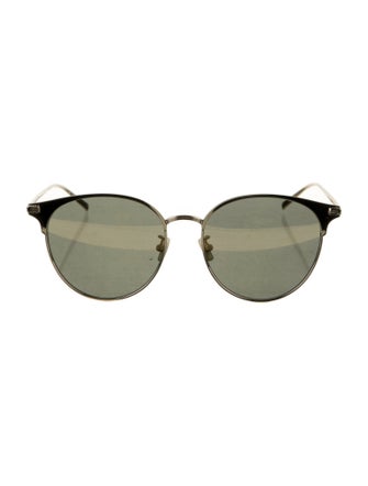 Saint Laurent Round Mirrored Sunglasses