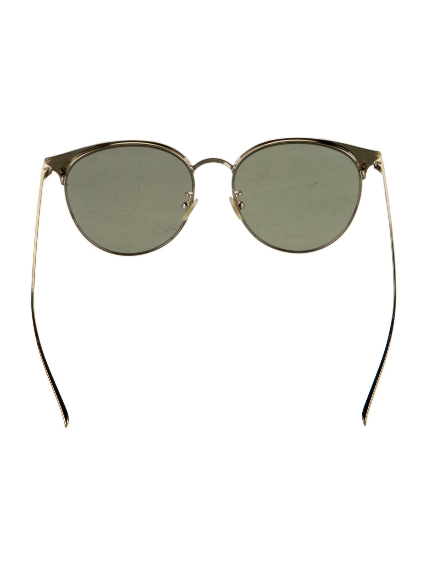 Saint Laurent Round Mirrored Sunglasses