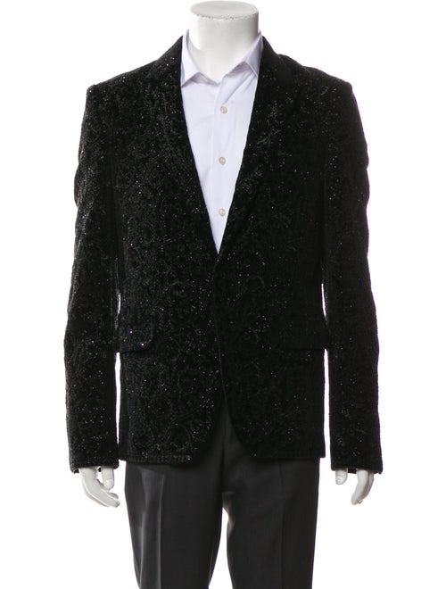 Saint Laurent 2015 Embroidered Accent Blazer