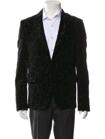 Saint Laurent Suiting 2015 Embroidered Accent Blazer Us40, It50 | L