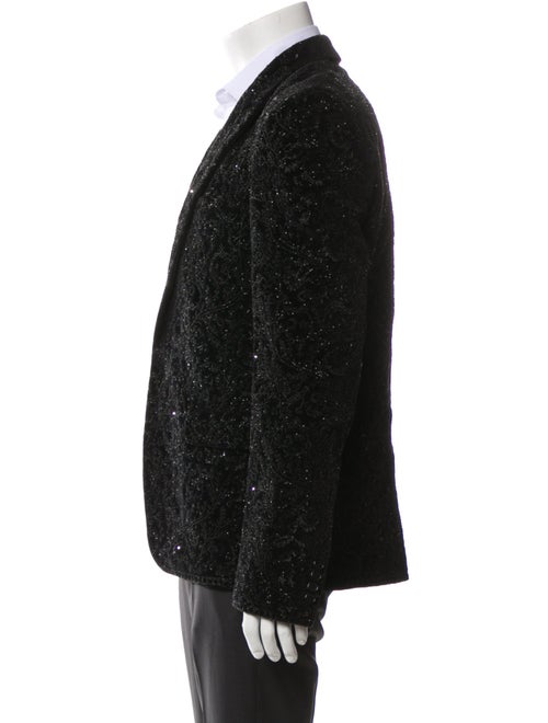 Saint Laurent 2015 Embroidered Accent Blazer