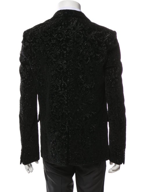 Saint Laurent 2015 Embroidered Accent Blazer