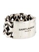 Saint Laurent Engraved Chain Band Ring