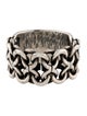 Saint Laurent Engraved Chain Band Ring