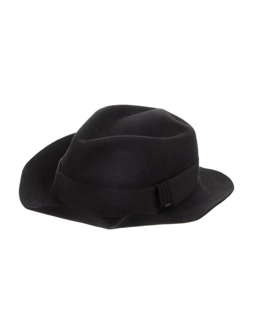 Saint Laurent Fabric Felt Fedora Hat