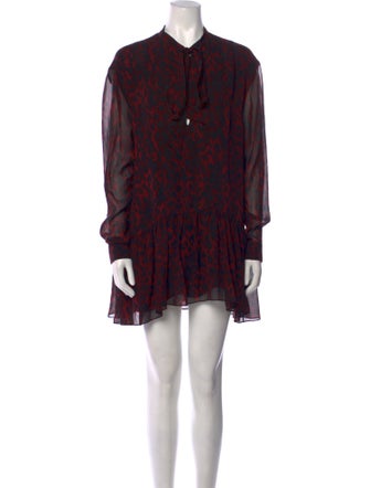 Saint Laurent Silk Mini Dress