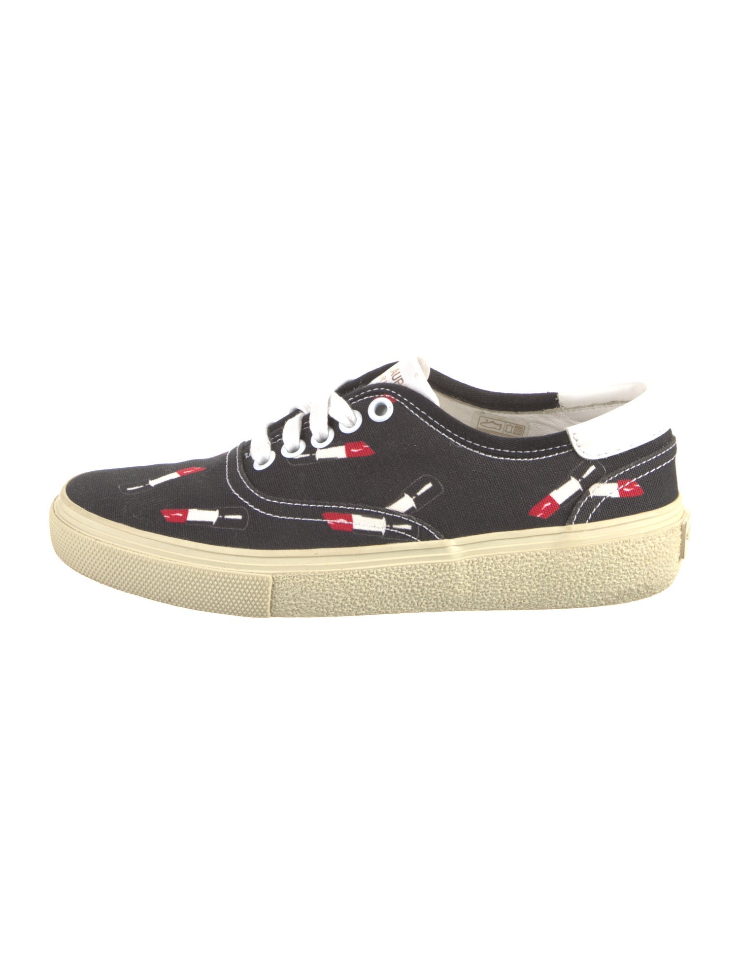 Saint Laurent Canvas Printed Sneakers