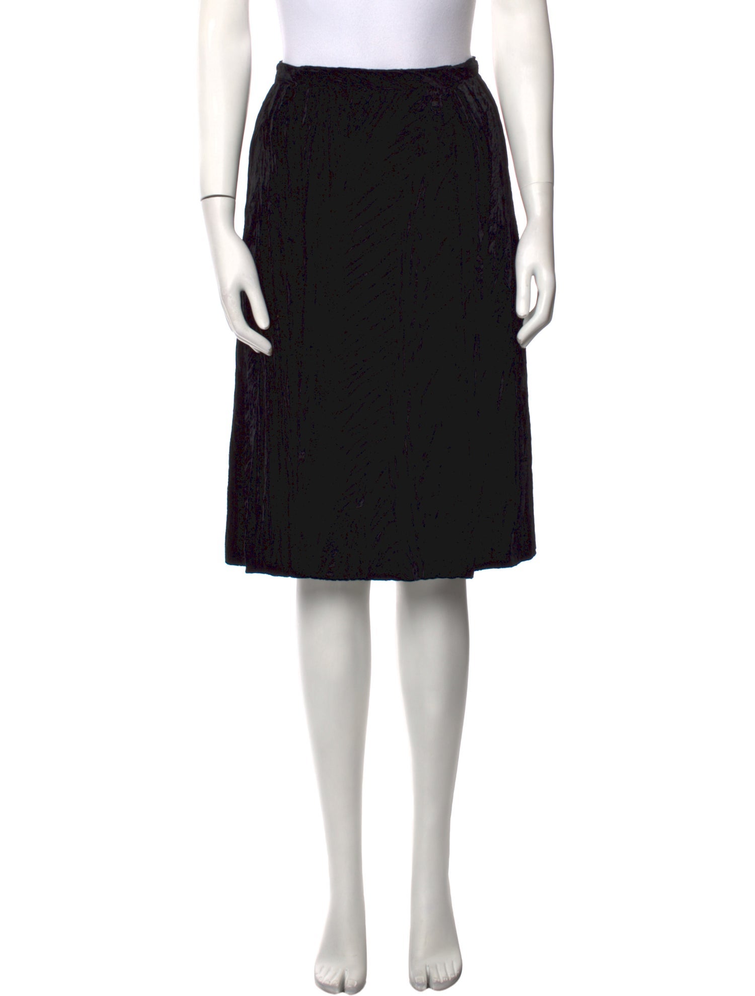 Yves Saint Laurent Rive Gauche Vintage Knee-Length Skirt