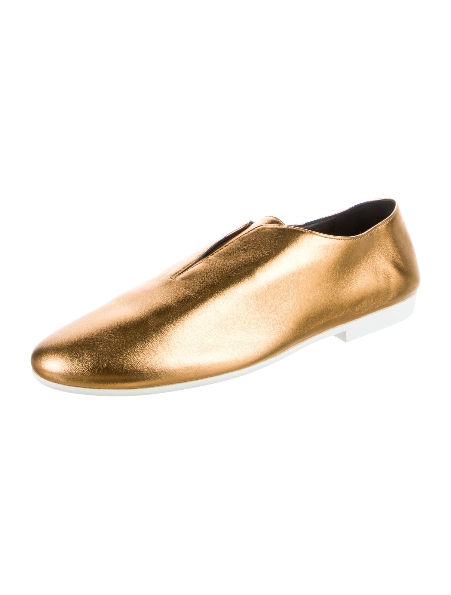 Saint Laurent Leather Dress Loafers