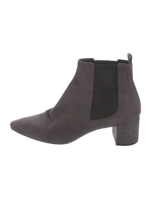 Saint Laurent Suede Chelsea Boots