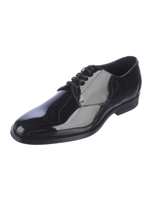 Saint Laurent Patent Leather Derby Shoes