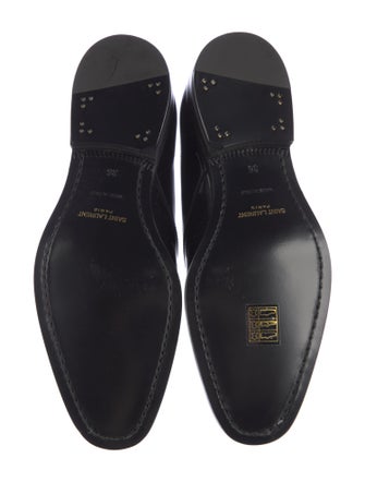Saint Laurent Patent Leather Derby Shoes