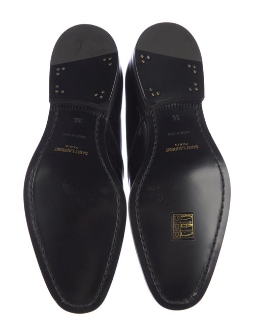 Saint Laurent Patent Leather Derby Shoes