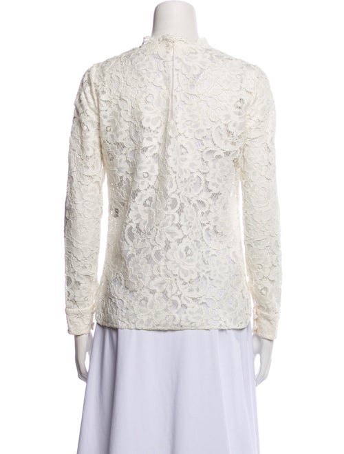 Saint Laurent 2015 Lace Pattern Blouse