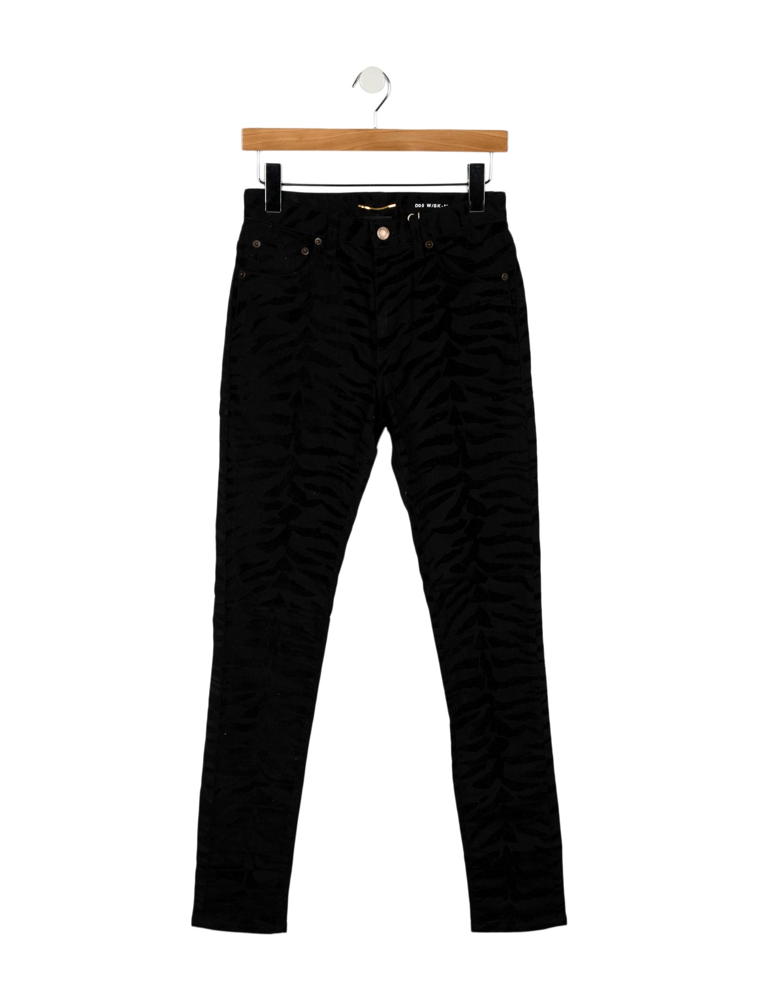 Saint Laurent Mid-Rise Skinny Leg Jeans