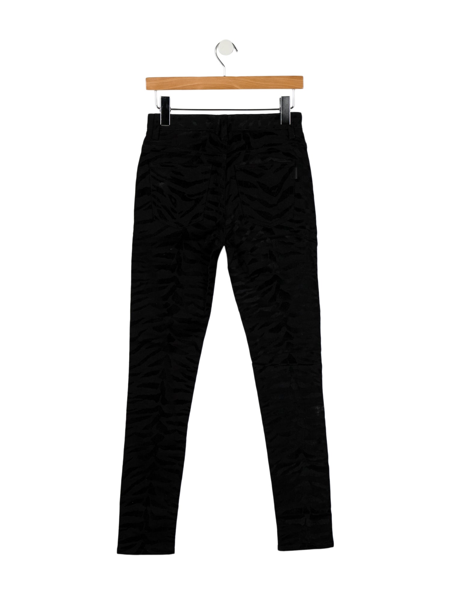 Saint Laurent Mid-Rise Skinny Leg Jeans