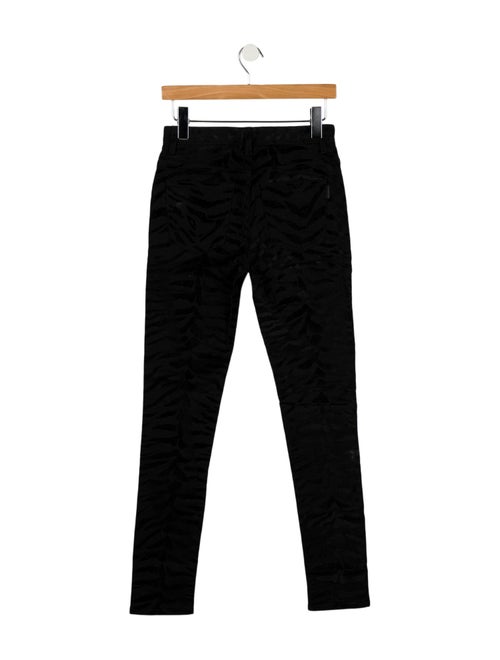 Saint Laurent Mid-Rise Skinny Leg Jeans