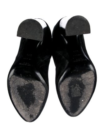 Saint Laurent Suede Printed Boots