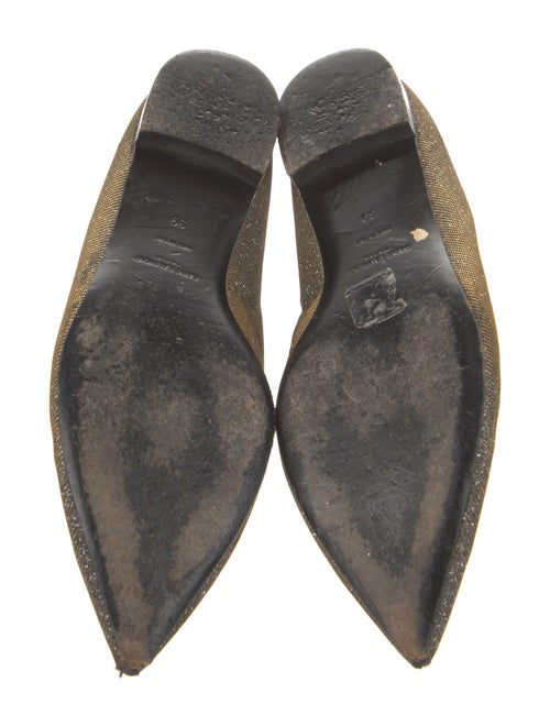 Saint Laurent Glitter Accents Flats