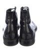 Saint Laurent Patent Leather Combat Boots