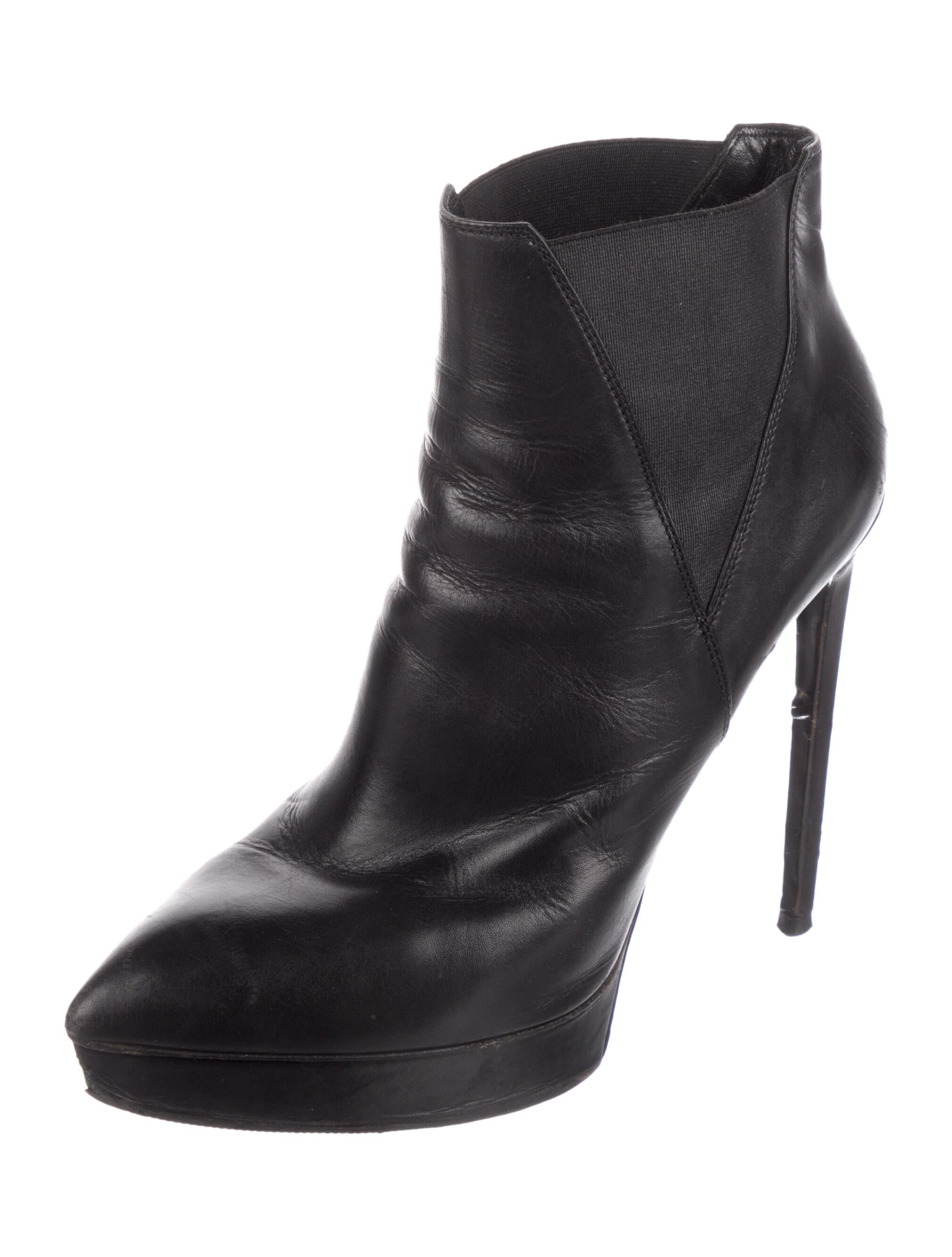 Saint Laurent Leather Chelsea Boots