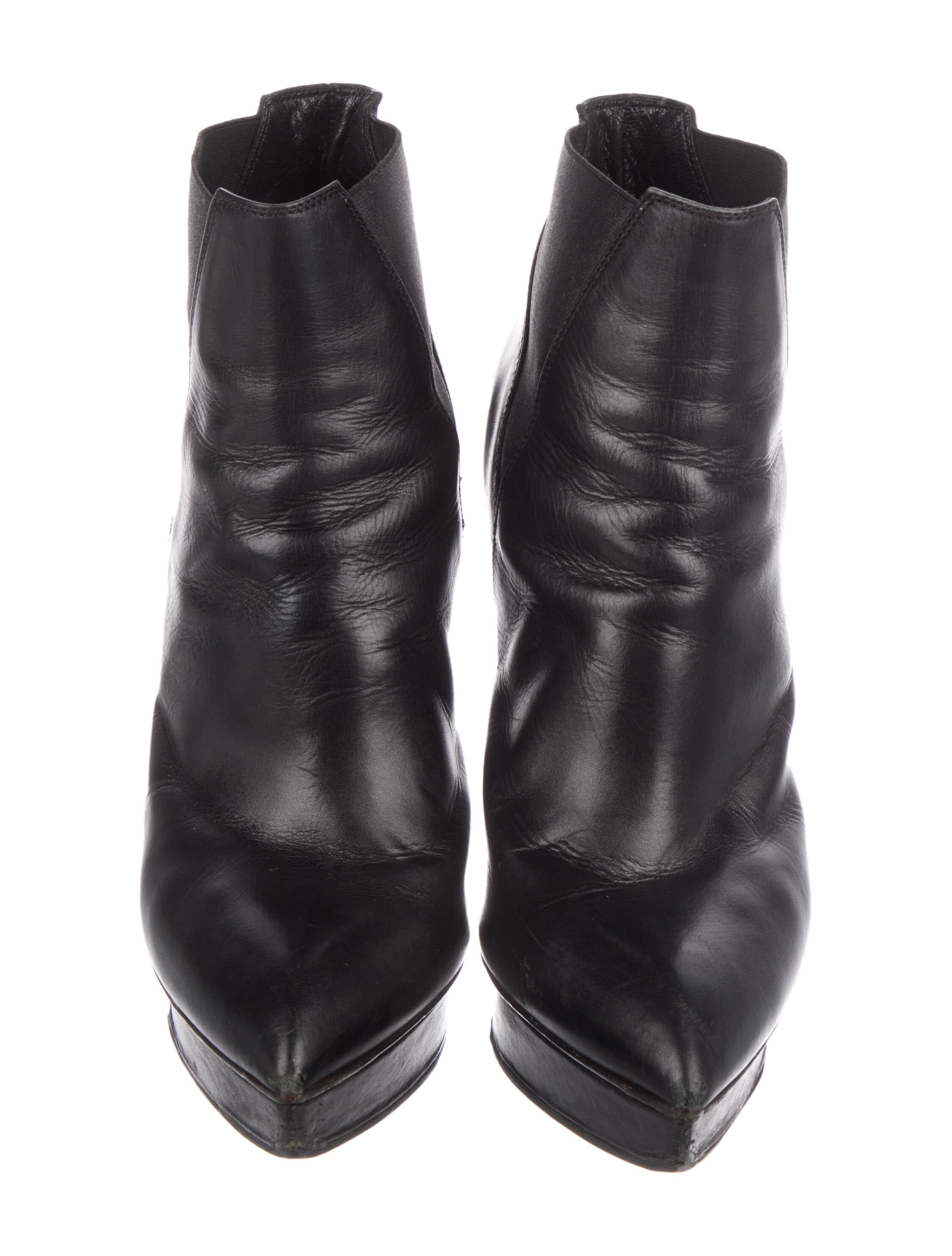 Saint Laurent Leather Chelsea Boots