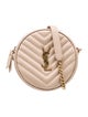 Saint Laurent Leather Monogram Matelasse Vinyle Round 2021