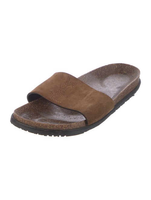 Saint Laurent Suede Slides