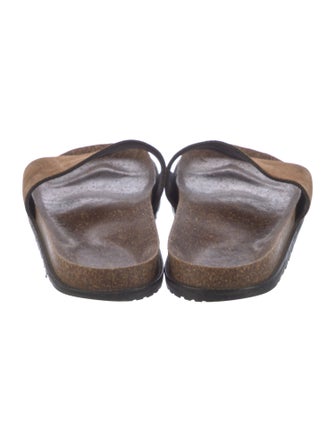 Saint Laurent Suede Slides