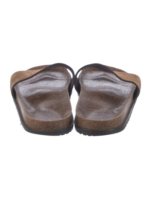 Saint Laurent Suede Slides