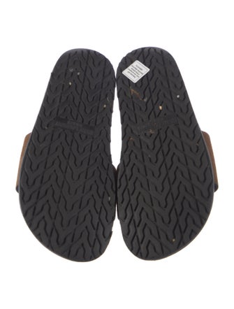 Saint Laurent Suede Slides