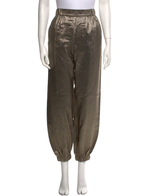 Saint Laurent Silk Skinny Leg Pants