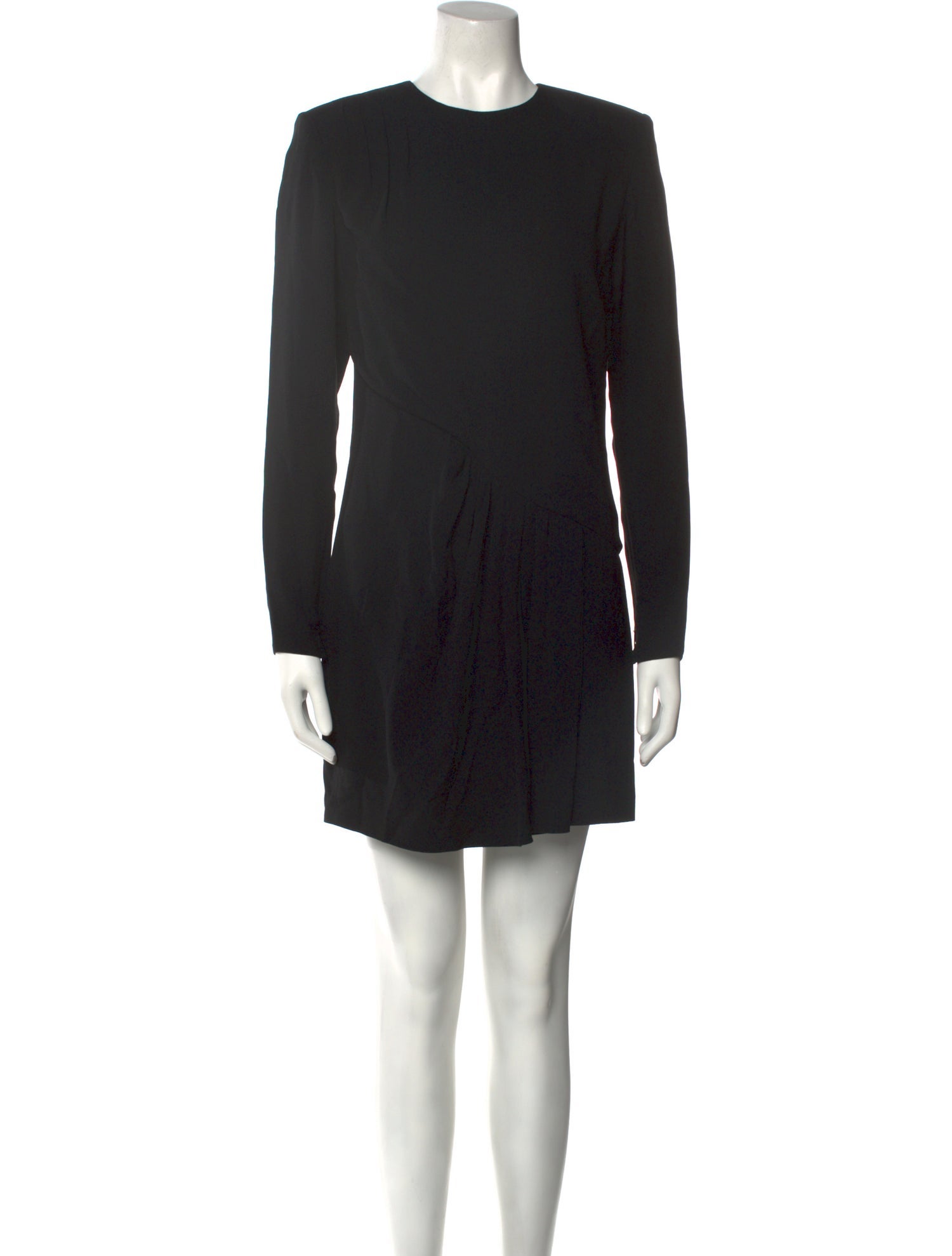 Saint Laurent Crew Neck Mini Dress