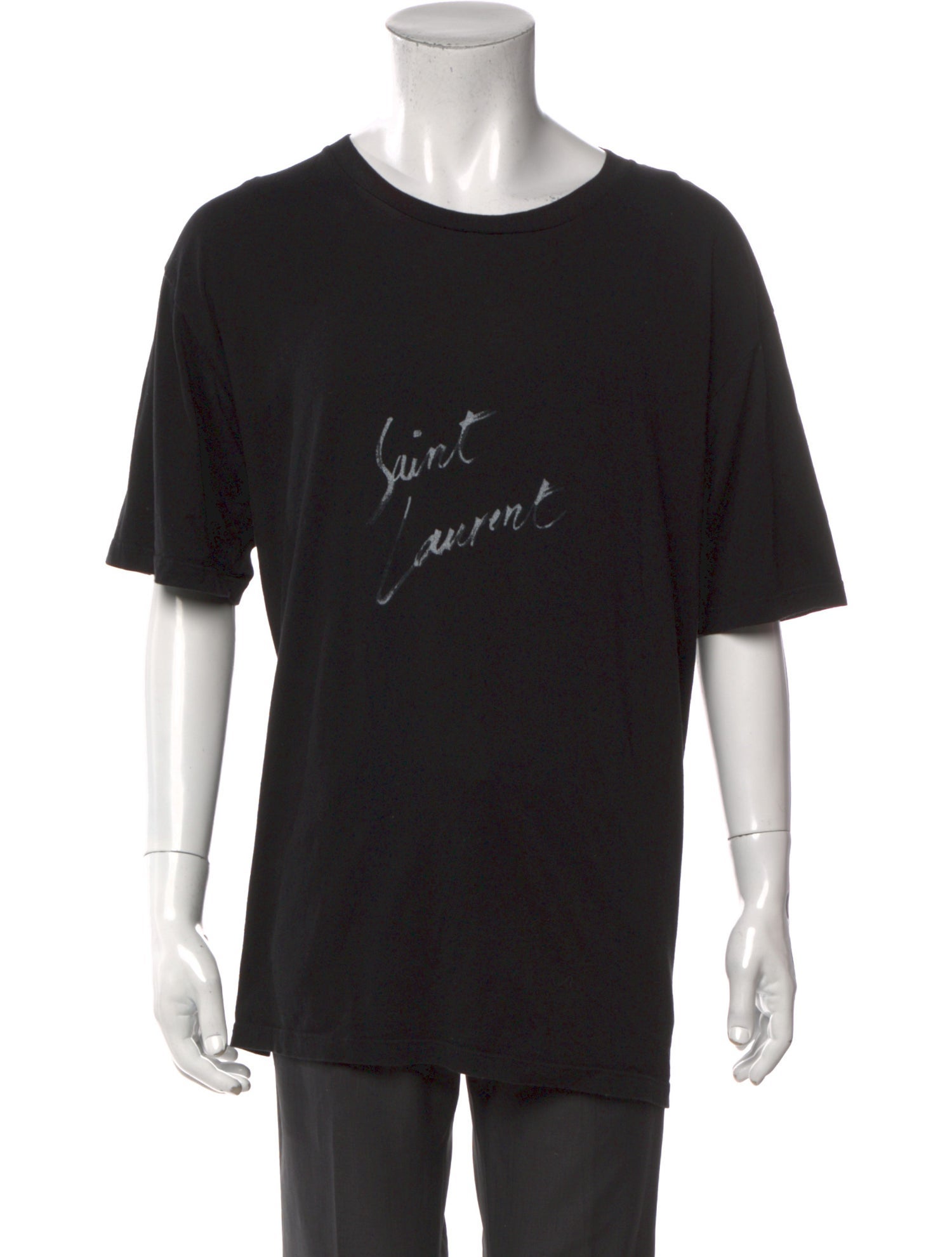 Saint Laurent 2021 Graphic Print T-Shirt - Black T-Shirts