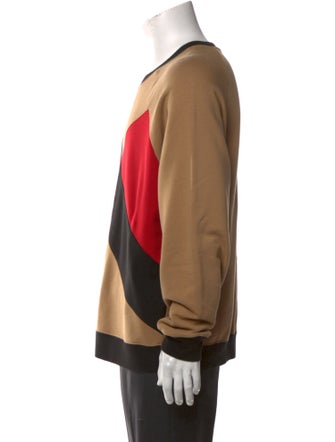 Saint Laurent 2021 Colorblock Pattern Sweatshirt